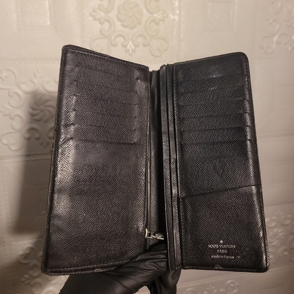 Louis Vuitton Damier Graphite Canvas Brazza Wallet Authentic Unisex - Picture 4 of 12